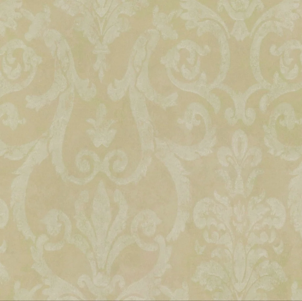 Wallpaper Tearose Damask Cream
